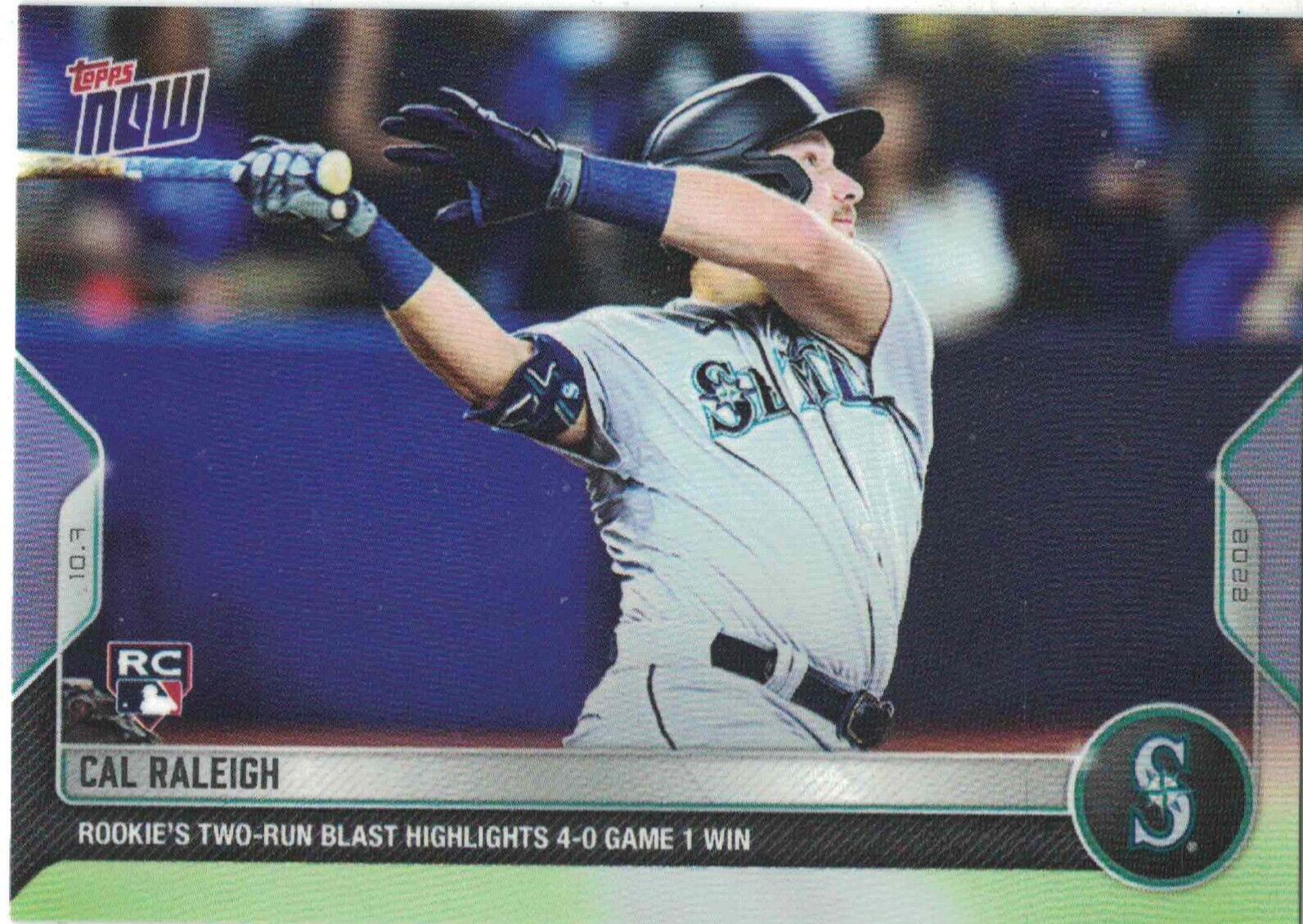 Cal Raleigh #1039 Baseball Cards 2022 Topps Now