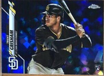 Trent Grisham #9 Baseball Cards 2020 Topps Chrome Sapphire