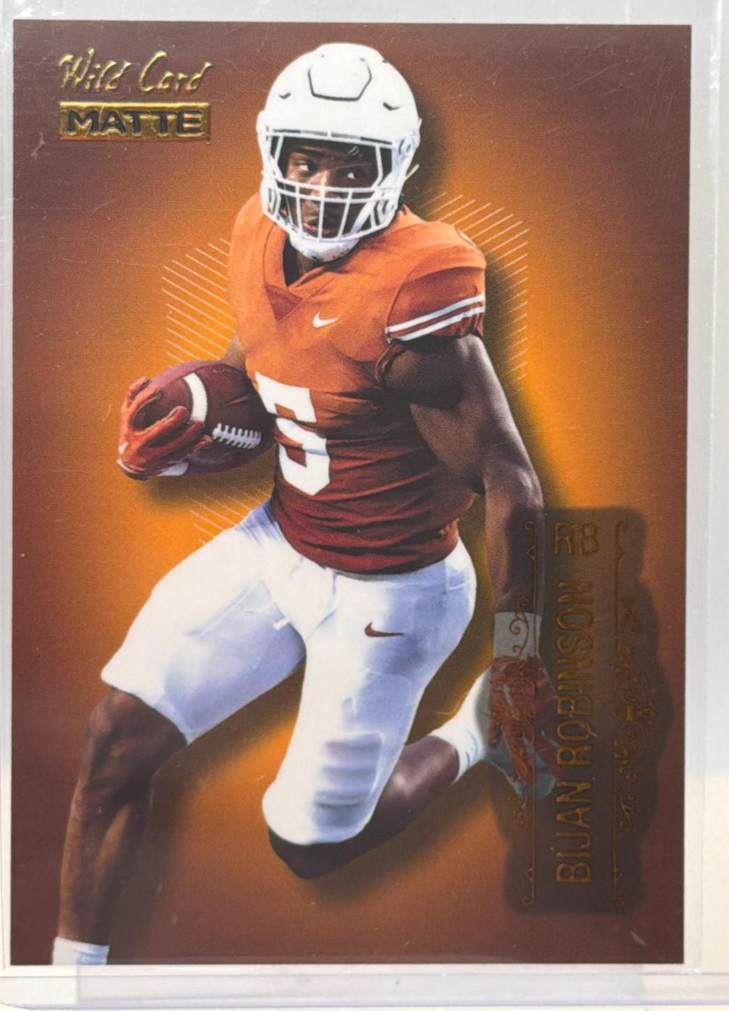 Bijan Robinson #BC-5 2023 Wild Card Matte Football
