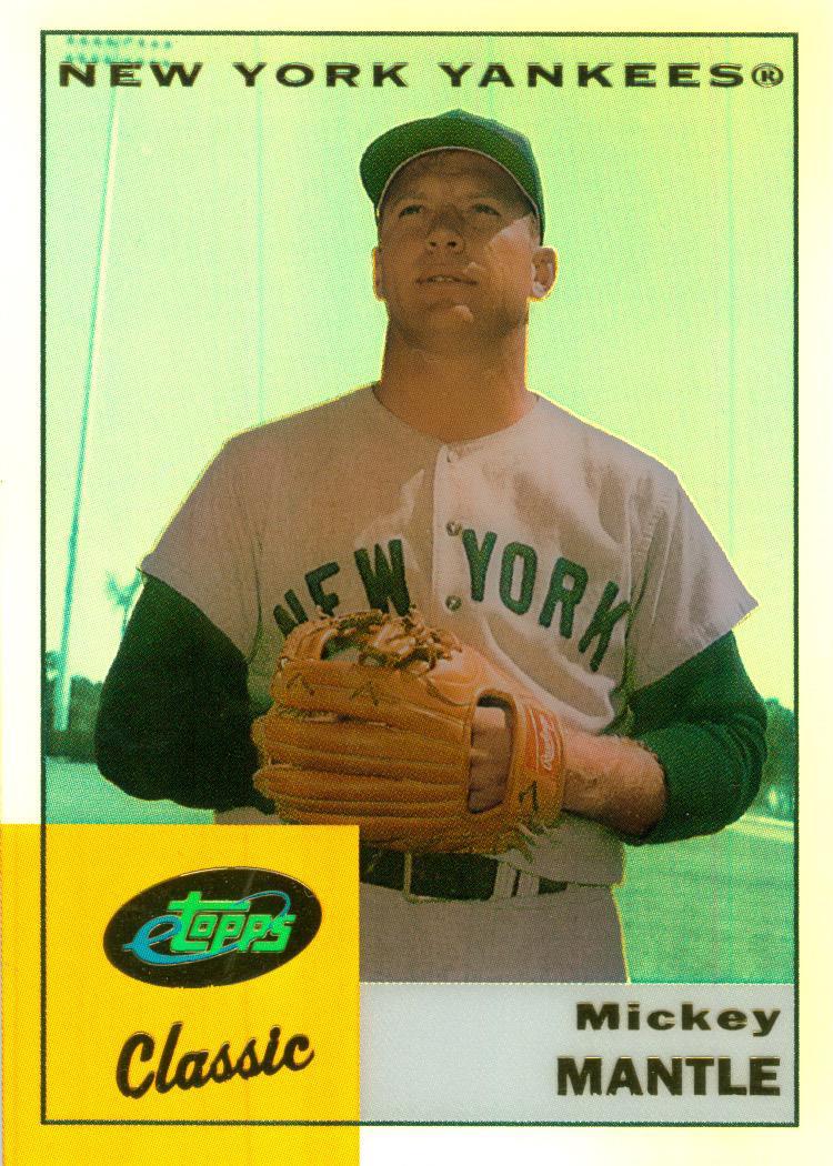Mickey Mantle #ETC70 Baseball Cards 2006 Etopps Classic