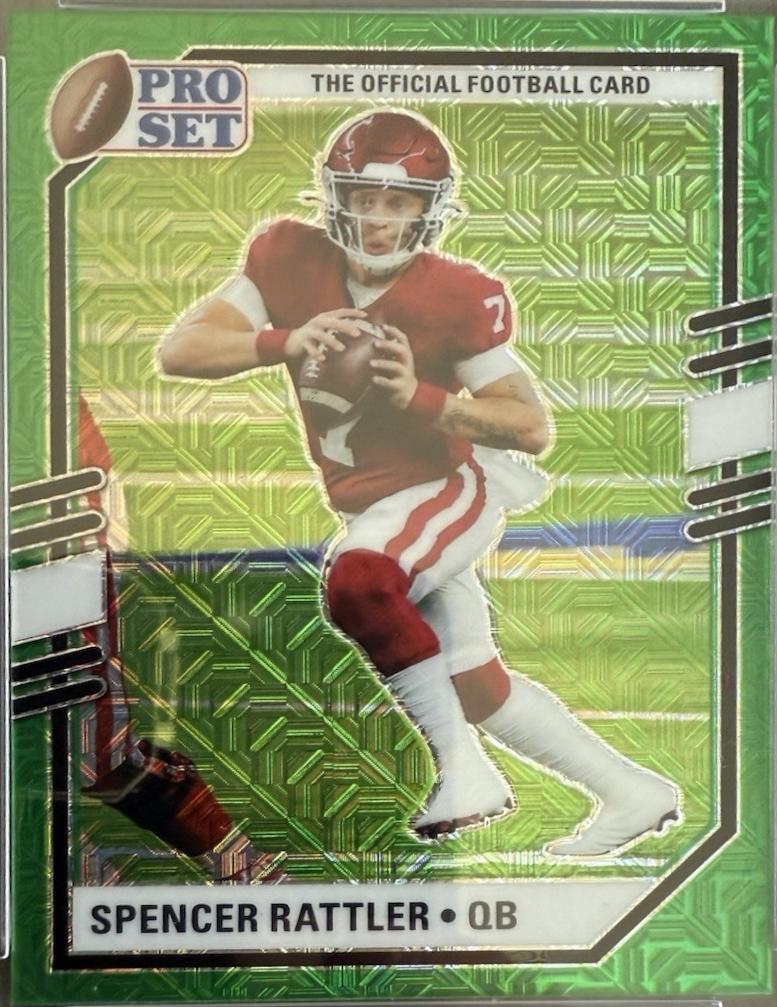 Spencer Rattler #PSB-SR1 2022 Pro Set Draft Base Football