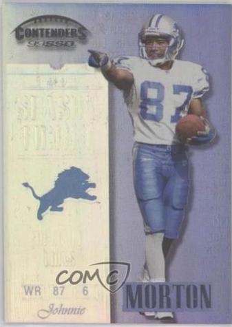 Johnnie Morton #25 1999 Playoff Contenders Football
