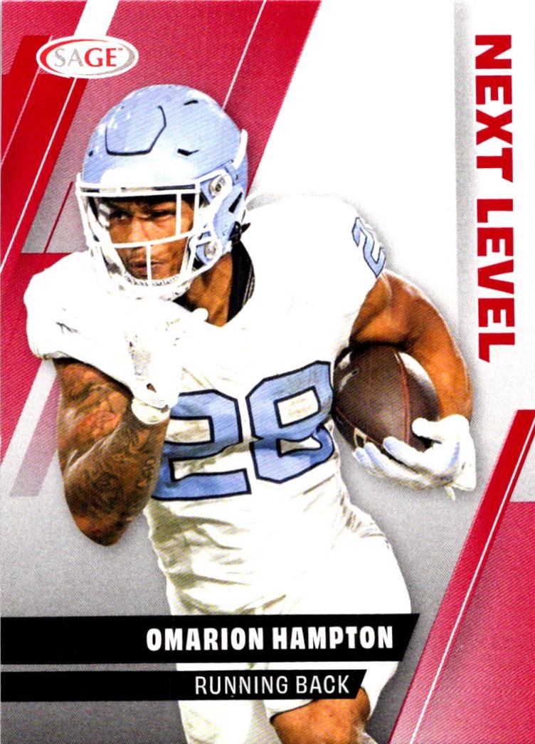 Omarion Hampton [Red] #90 Prices | 2025 Sage Hit | Football Cards