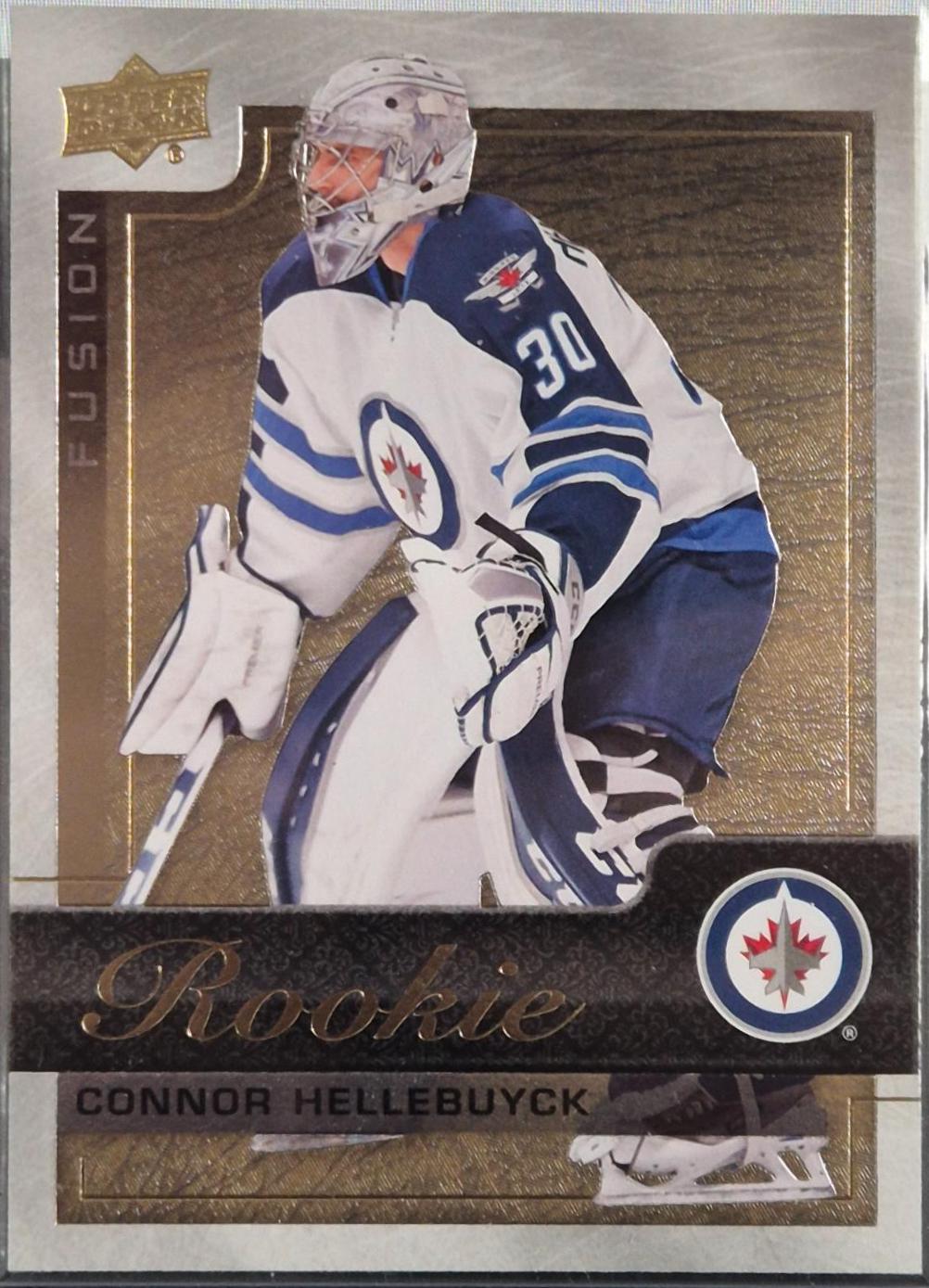 Connor Hellebuyck #R7 2015 Upper Deck Fusion Epack Rookie Achievement Hockey