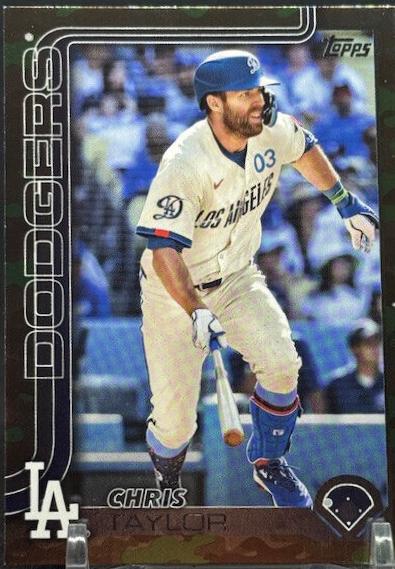 Chris Taylor [Memorial Day Camo] (2025 Topps)