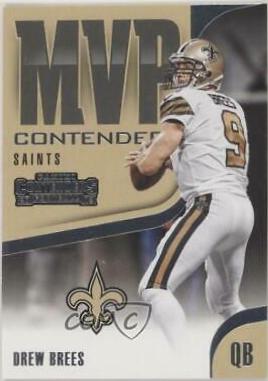 Drew Brees Football Cards 2018 Panini Contenders MVP