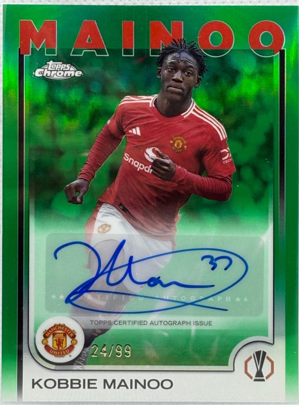 Kobbie Mainoo [Green Refractor] #CA-KM
