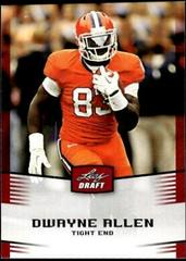 Dwayne Allen #18 Football Cards 2012 Leaf Draft Prices