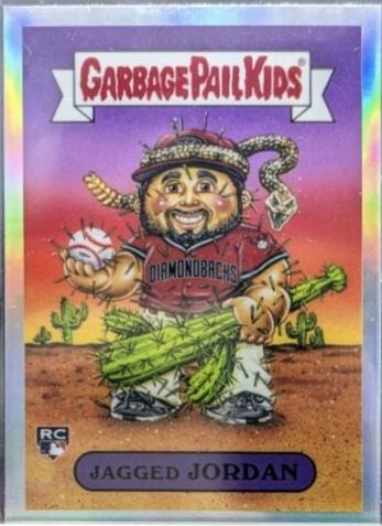Jordan Lawlar #BGP-1 Baseball Cards 2024 Bowman Chrome Garbage Pail Kids