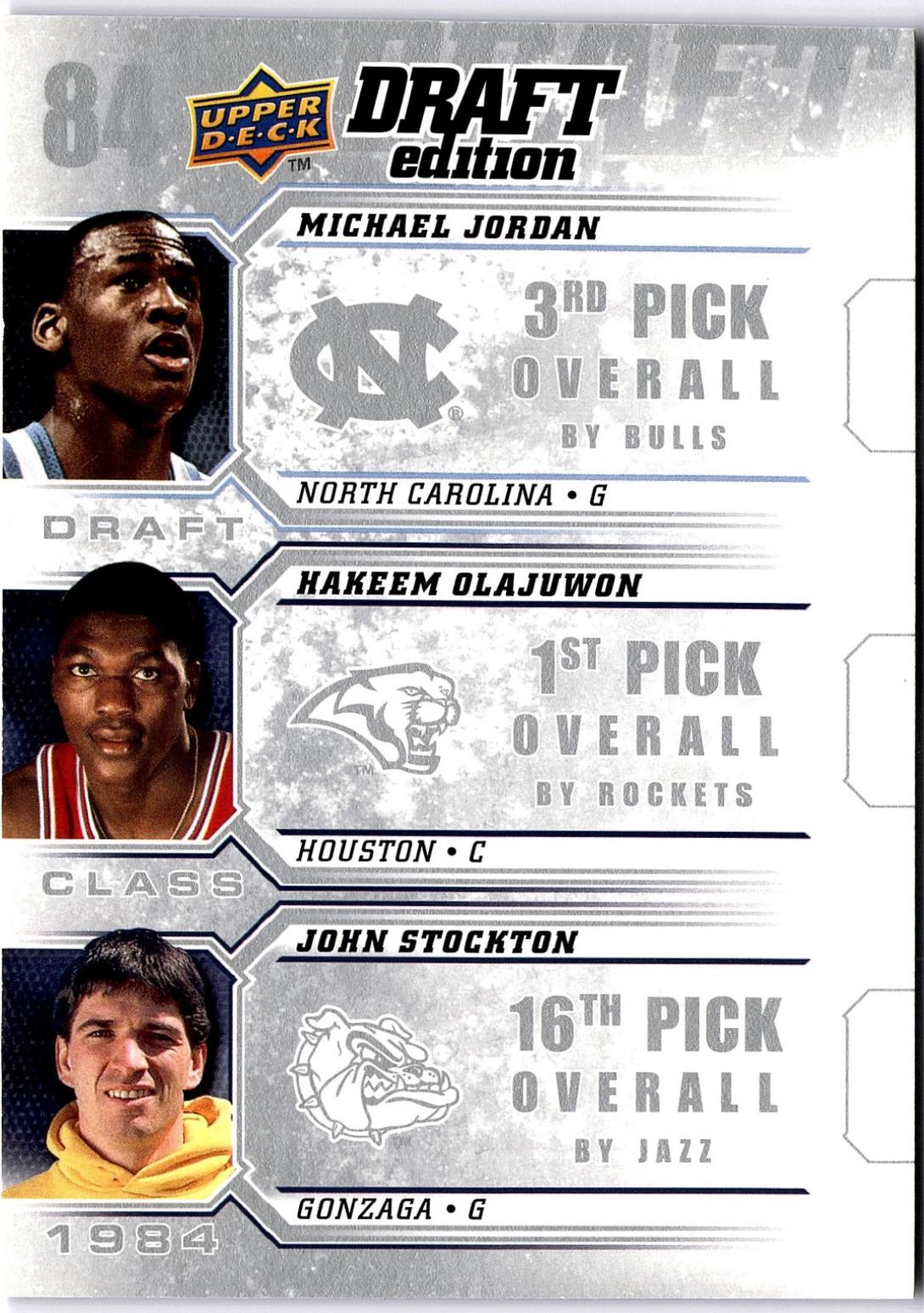 Hakeem Olajuwon / John Stockton / Michael Jordan #D-84