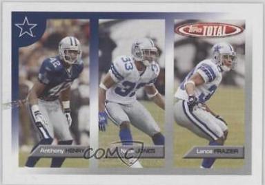 Anthony Henry / Nate Jones / Lance Frazier #50 2005 Topps Total Football