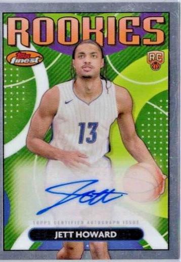 Jett Howard #RFA-JH Basketball Cards 2023 Topps Finest Rookie Autograph