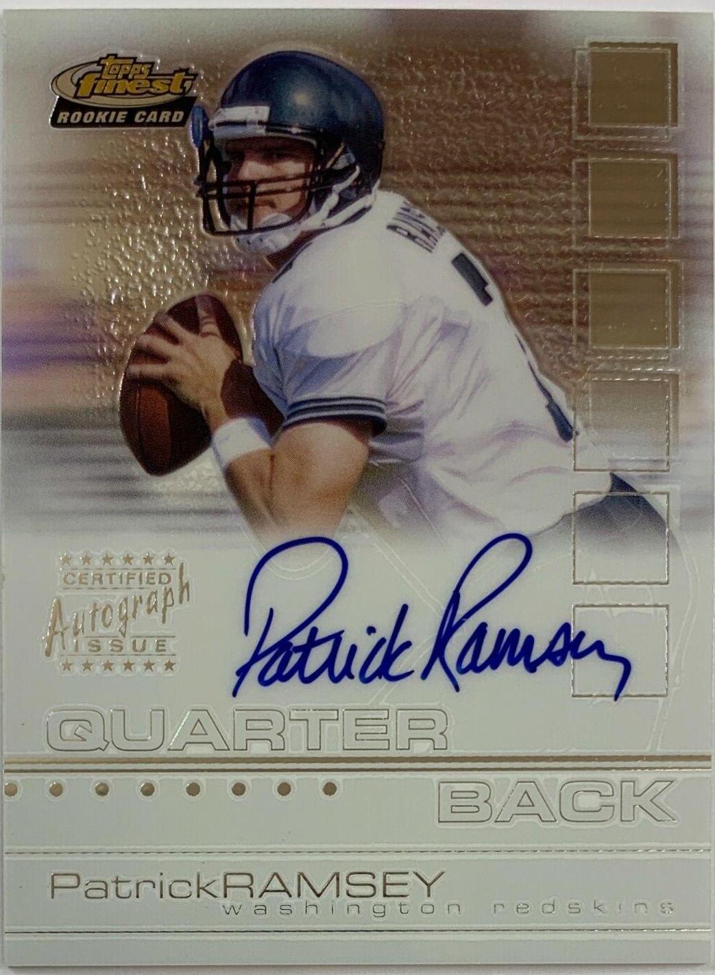 Patrick Ramsey #119 2002 Topps Finest Football