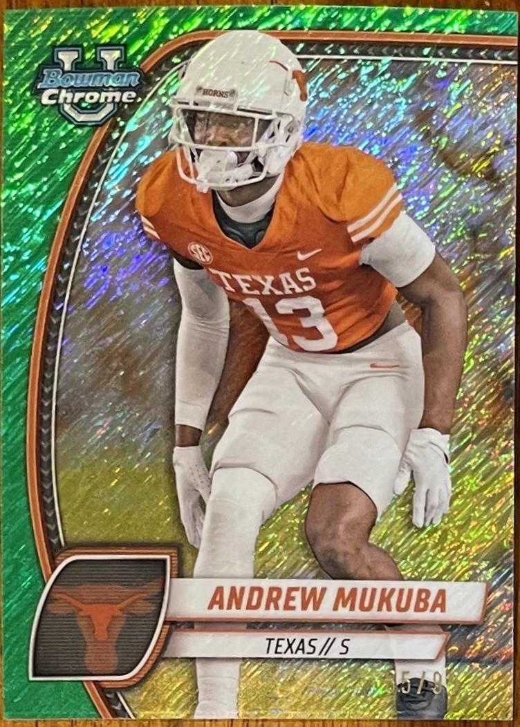 Andrew Mukuba [Shimmer Green Refractor] #12
