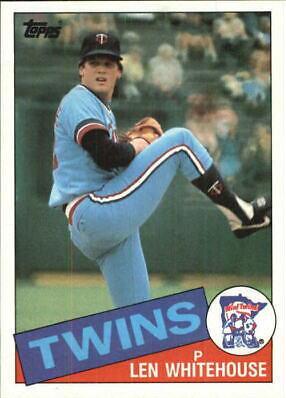 1985 Topps Len Whitehouse #406 card