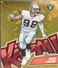 Maxx Crosby [Gold] #K40 Prices | 2023 Panini Absolute Kaboom