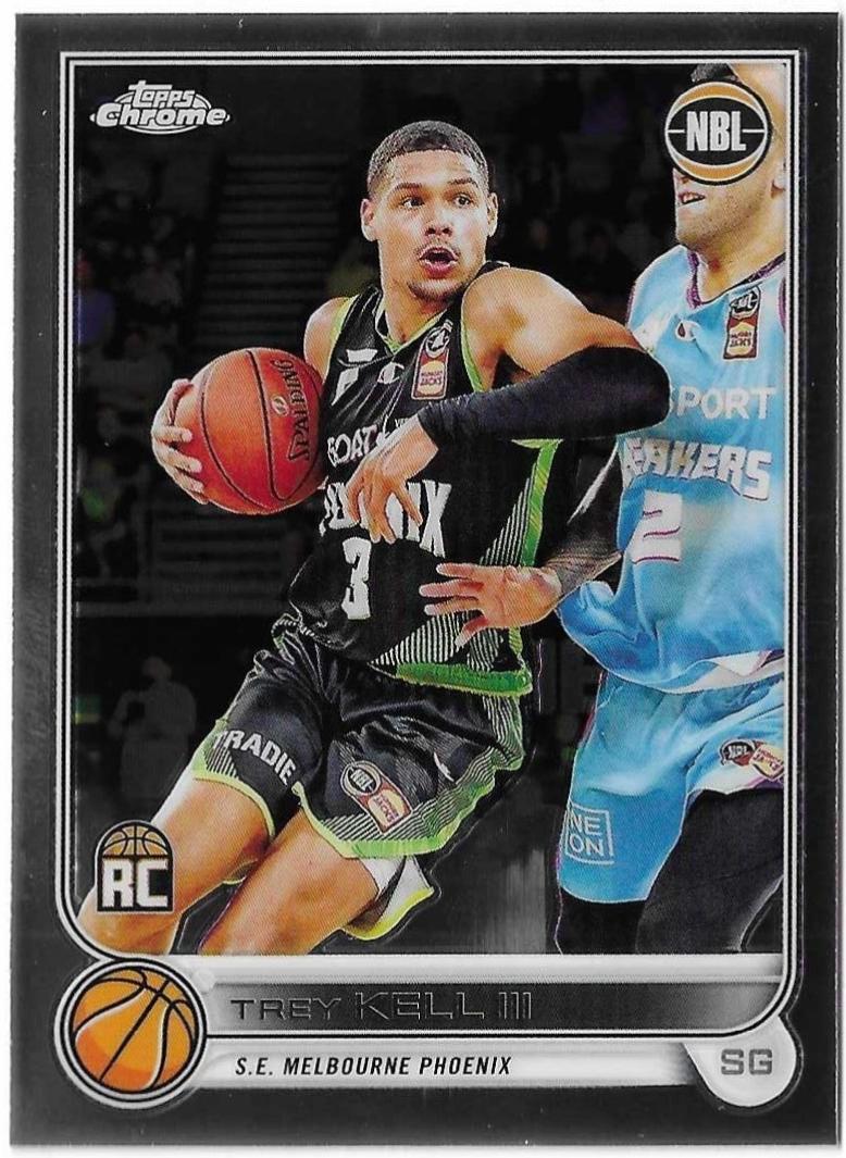 Trey Kell III #75 2022 Topps Chrome National Basketball League