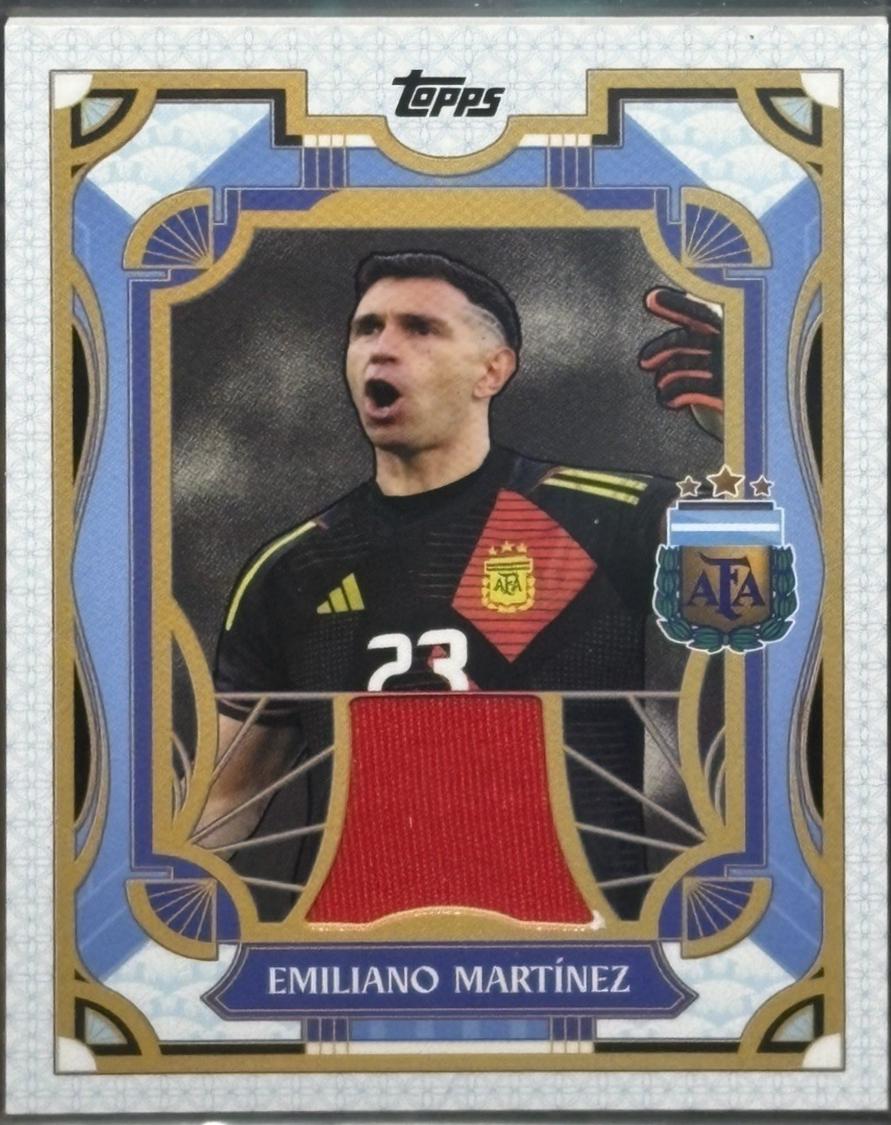 Emiliano Martinez #TR-EM 2024 Topps Argentina Team Set Tango Relic Soccer