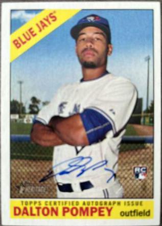 Dalton Pompey #DP Baseball Cards 2015 Topps Heritage Real One Autographs