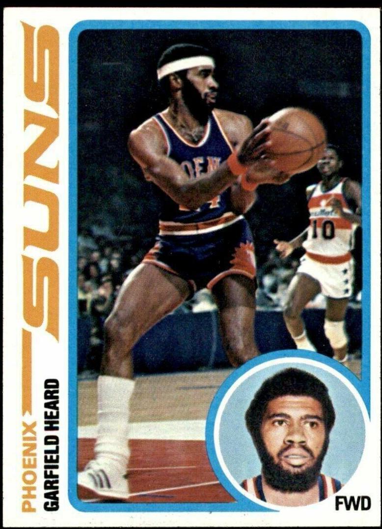 Garfield Heard #54 Basketball Cards 1978 Topps