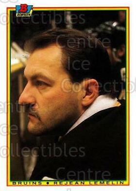 Rejean Lemelin #32 Hockey Cards 1990 Bowman Tiffany