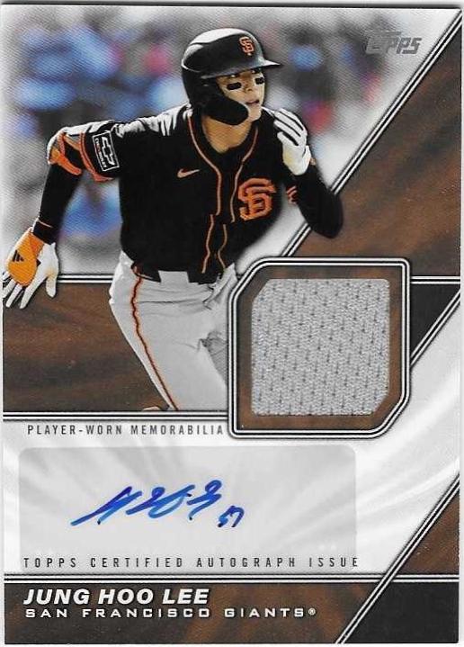 Jung Hoo Lee #MLMA-JHL 2026 Topps Baseball Major League Material Autographs