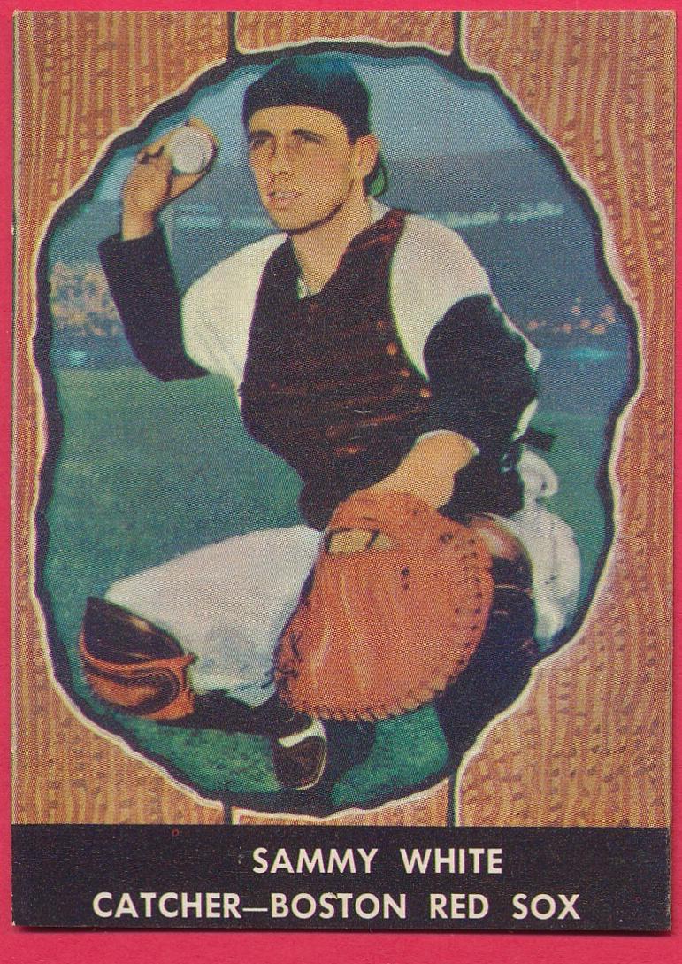 Sammy White #53 1958 Hires Root Beer Baseball