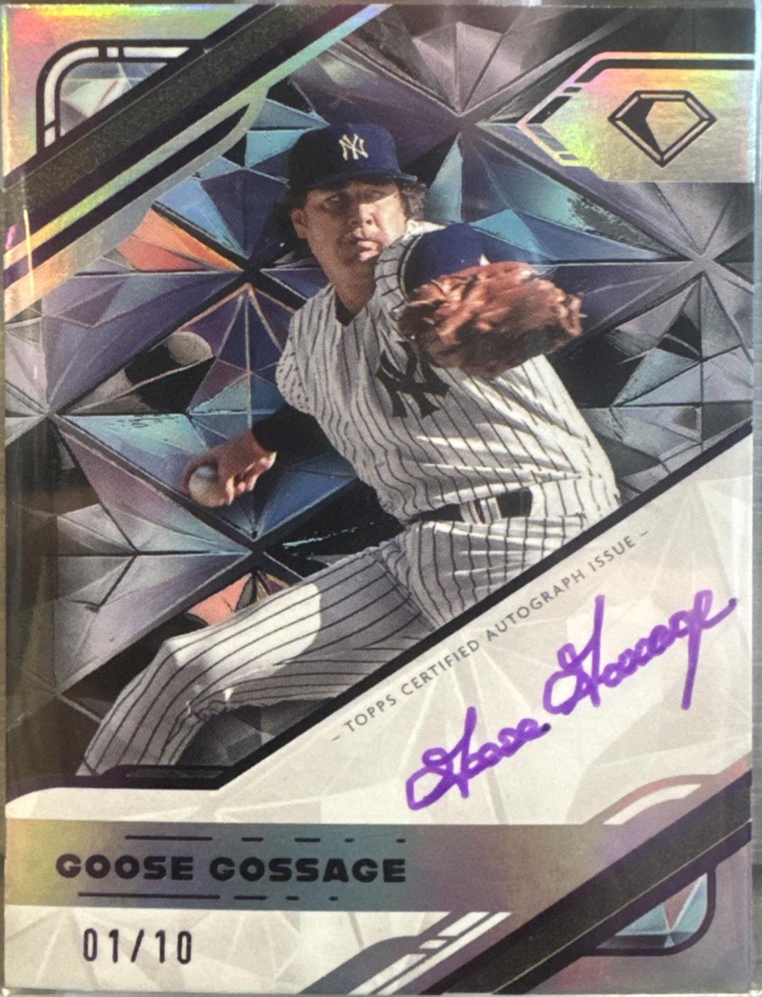 Goose Gossage [Purple Ink Black] #WPA-GG