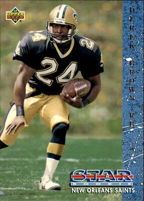 Derek Brown #19 Football Cards 1993 Upper Deck