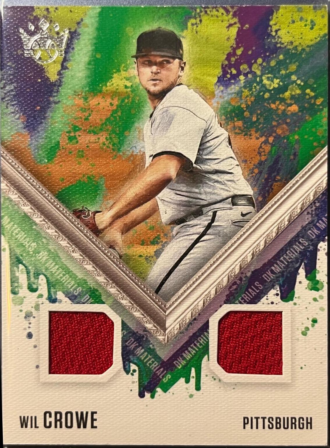 Wil Crowe #DKM-WC Baseball Cards 2021 Panini Diamond Kings Materials