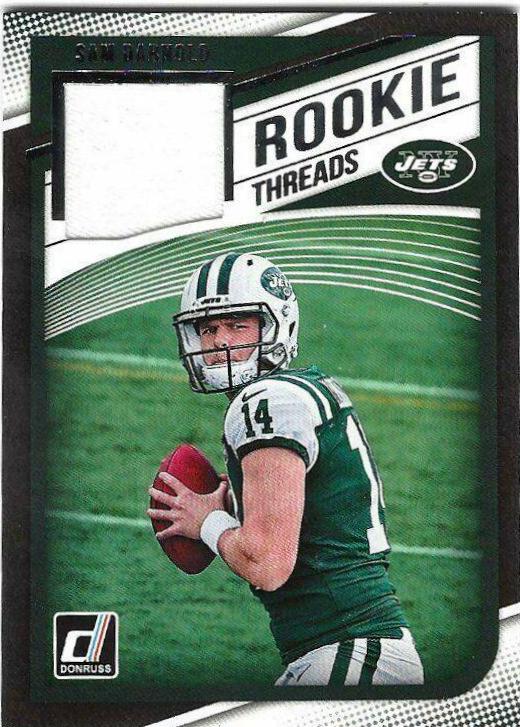 Sam Darnold #1 Football Cards 2018 Donruss Rookie Threads