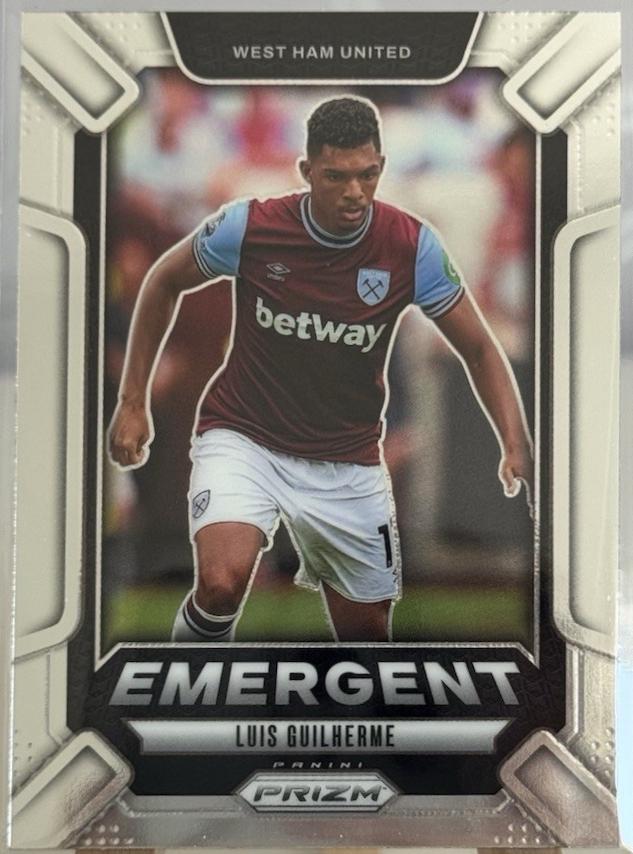Luis Guilherme #23 2024 Panini Prizm Premier League Emergent