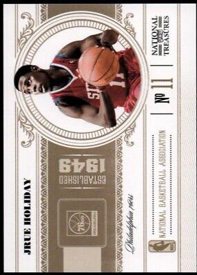 Jrue Holiday #78 2010 Panini National Treasures Basketball