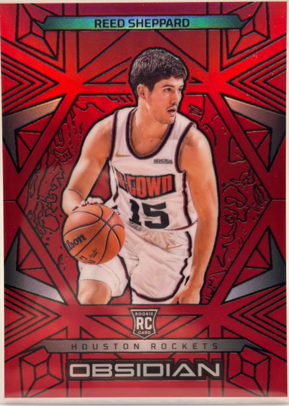 Reed Sheppard [Red] #160 Prices | 2024 Panini Obsidian | Basketball Cards