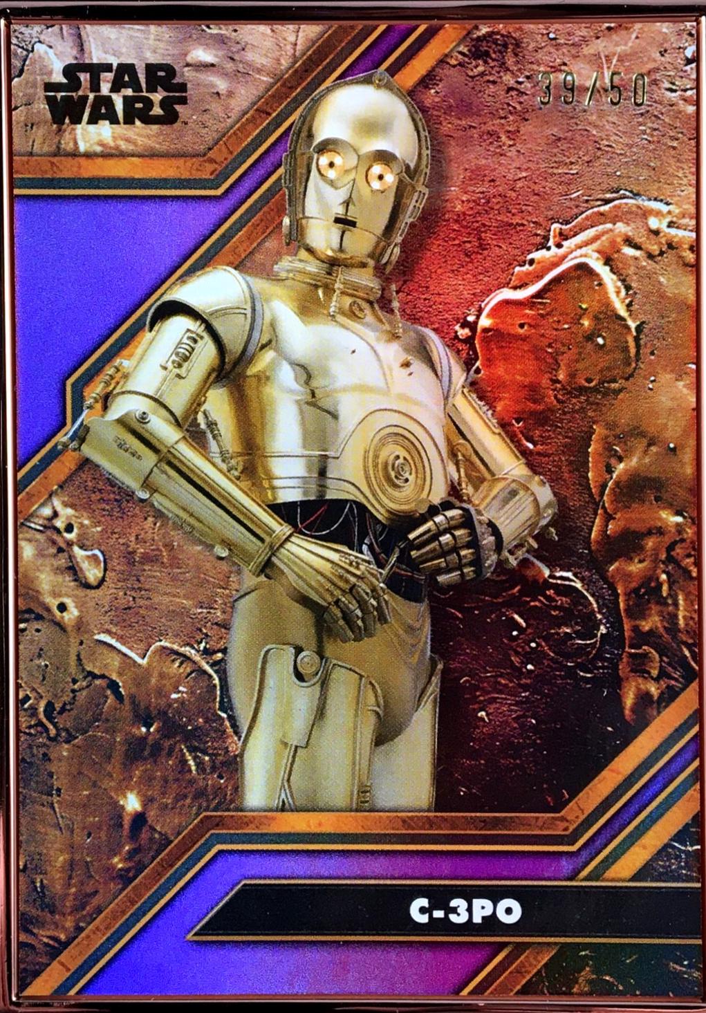 C-3PO [Purple] #C-15 Prices | Star Wars 2025 Topps Smugglers
