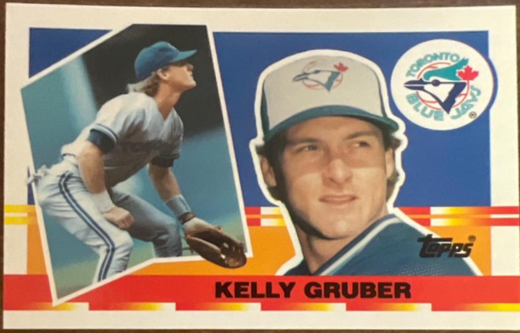 Kelly Gruber #17 Baseball Cards 1990 Topps Big Baseball