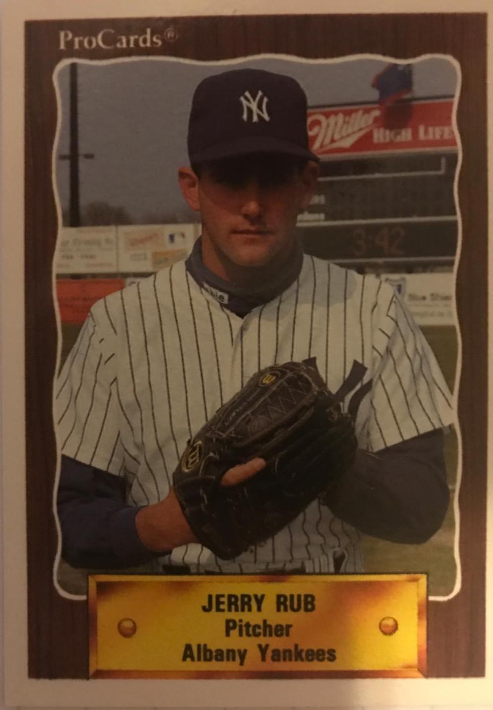 Jerry Rub #1035 Baseball Cards 1990 Procards