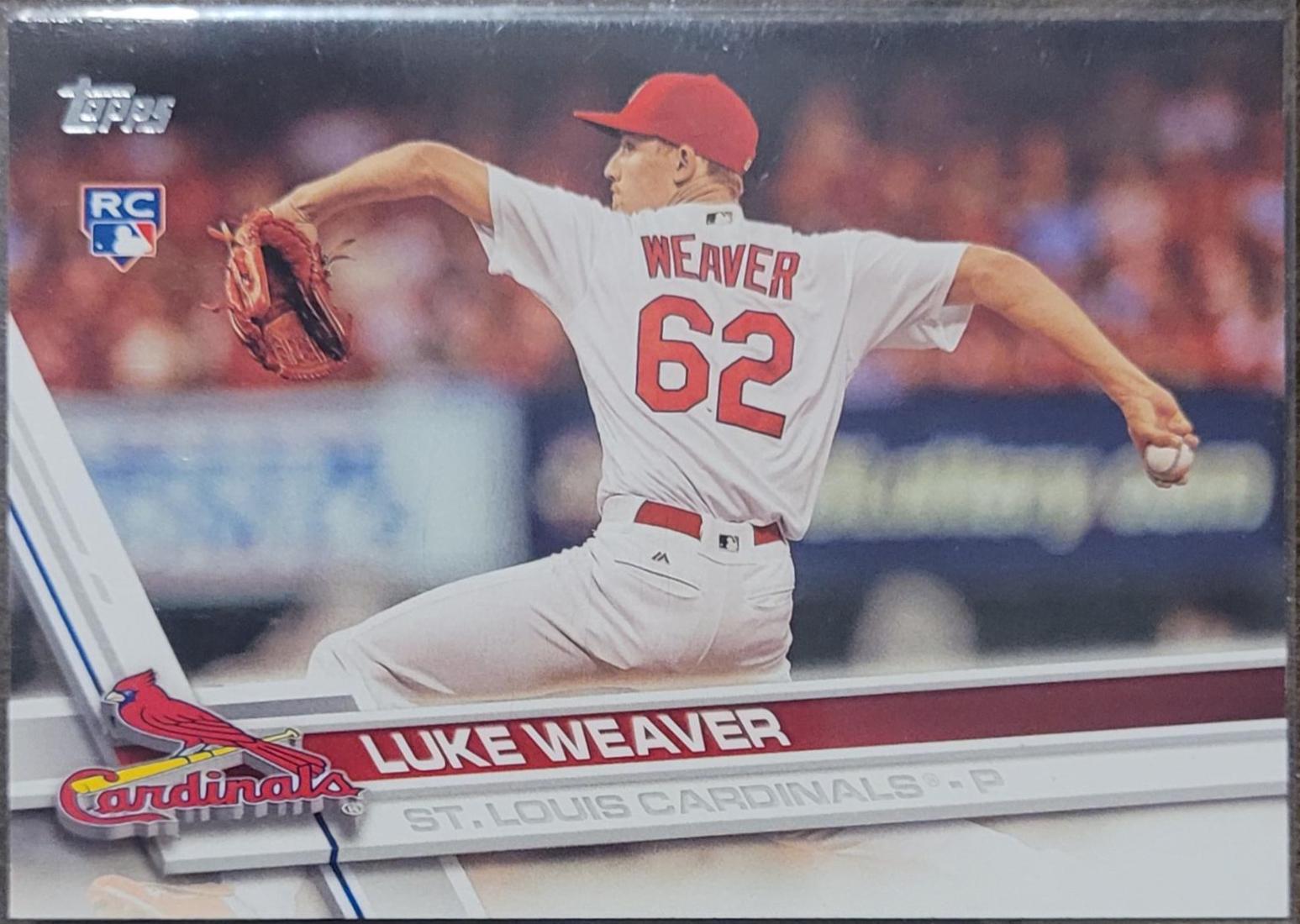 Luke Weaver #234 Baseball Cards 2017 Topps Chrome Sapphire