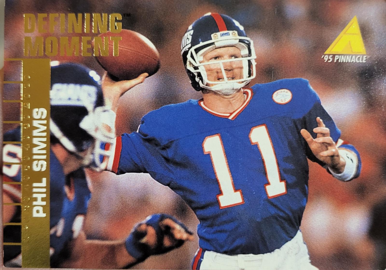 Phil Simms #243 1995 Pinnacle Club Collection Football