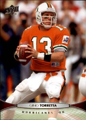 Gino Torretta #24 Football Cards 2012 Upper Deck