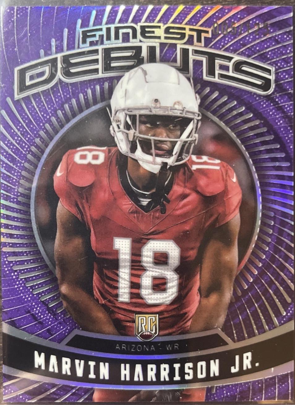 Marvin Harrison Jr. [Purple Refractor] #D-4