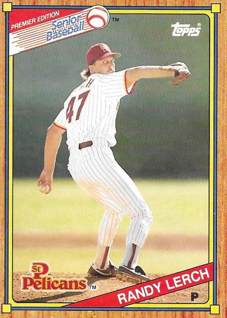 Randy Lerch #23 Baseball Cards 1989 Topps Senior League