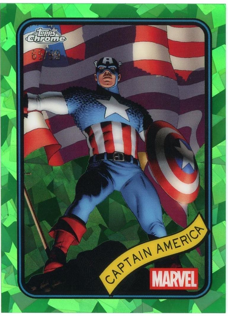 2025 Captain America [Green Sapphire] #185