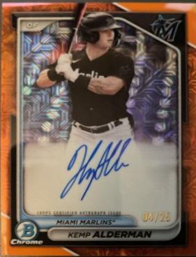 Kemp Alderman [Orange Refractor] #BMA-KA