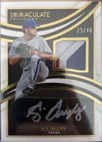 A.J. Alexy [Patch Autograph Black] #131