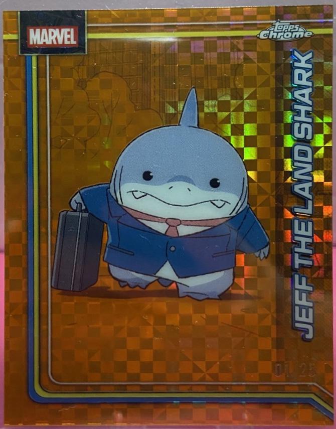 Jeff the Land Shark Orange Refractor