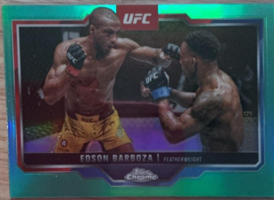 Edson Barboza [Aqua Refractor] #117