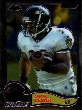 Jamal Lewis #TB27 Football Cards 2005 Topps Chrome Throwbacks