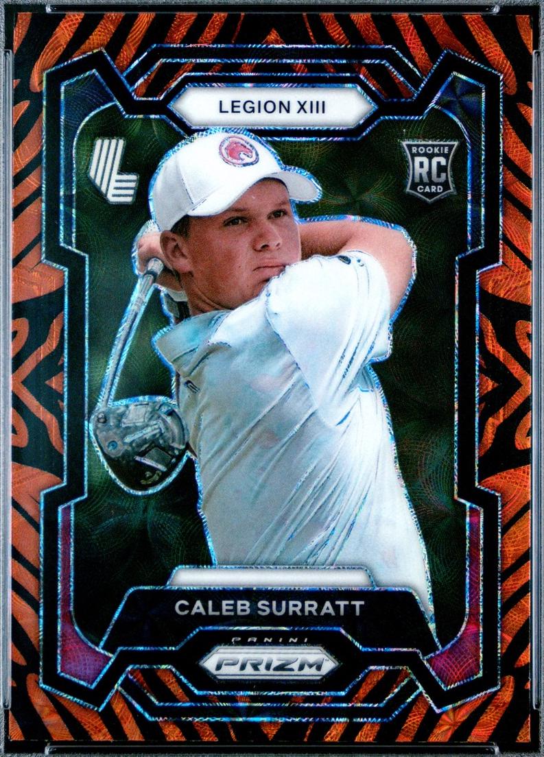 Caleb Surratt [Orange Tiger] #8 Prices | 2024 Panini Prizm LIV