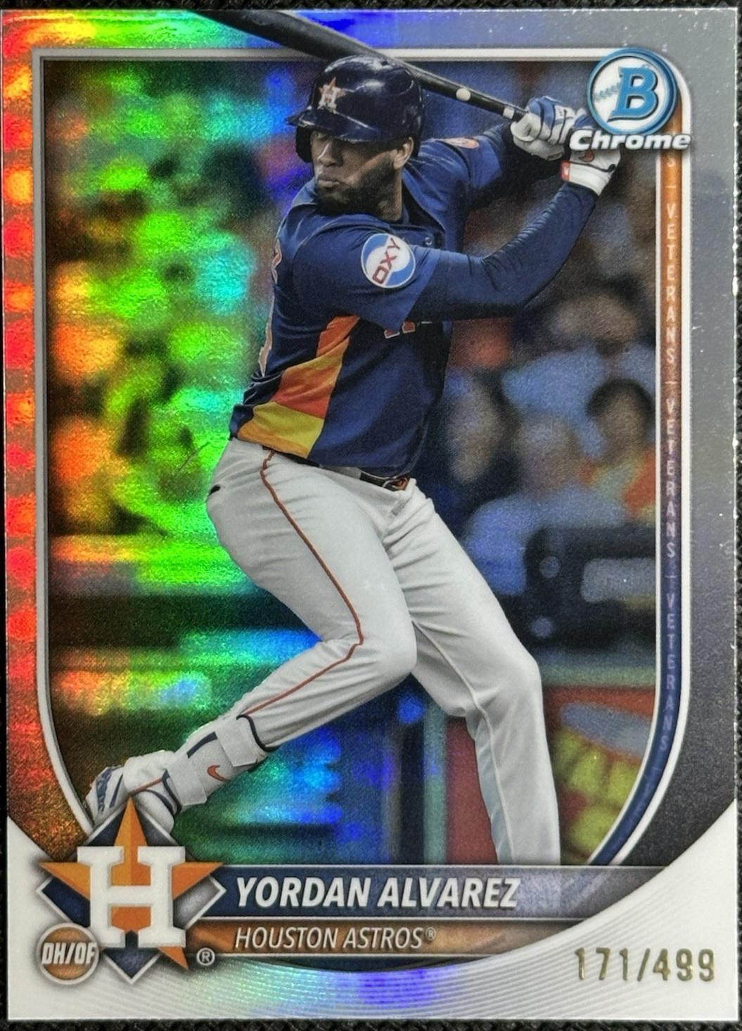 Yordan Alvarez [Refractor] #81 Prices | 2025 Bowman Chrome